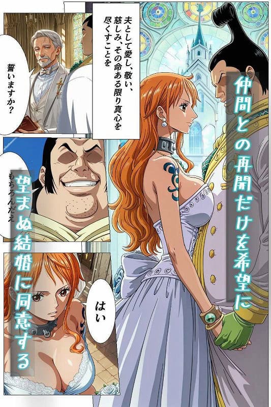 隷属のウエディングドレス 天竜人に捕まった泥棒猫の末路-監獄船-抜けるエロ漫画No (5)