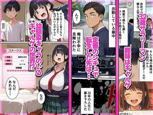 【ギャルゲー世界に転生したら、ヒロイン達がライバルキャラに次々と寝取られた】みーとぱい＠厳選したカット割り