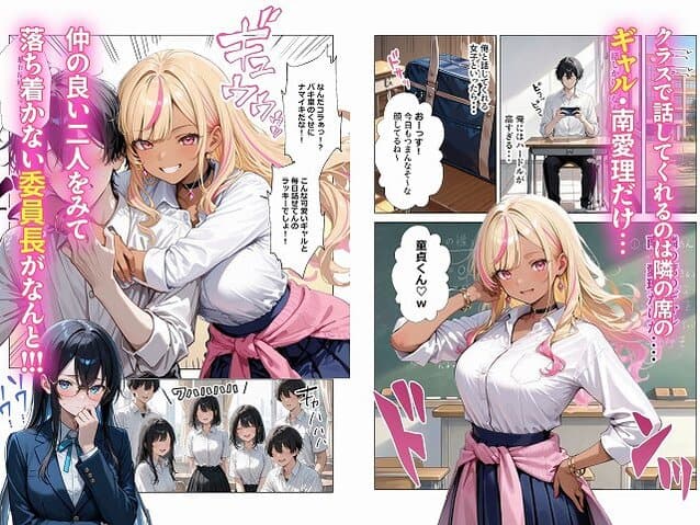 【清楚彼女がいるのにギャルとの予行練習（生本番）がやめられない話【ぬるぬるエロアニメ動画同梱】】ギャル箱＠主人公