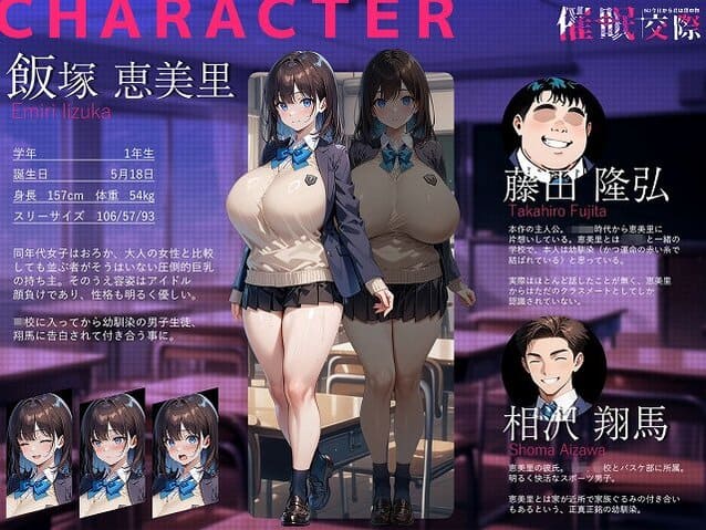 【催●交際 Vol.1_今日から君は僕の物】でぃでぃるworks＠キャラクター紹介